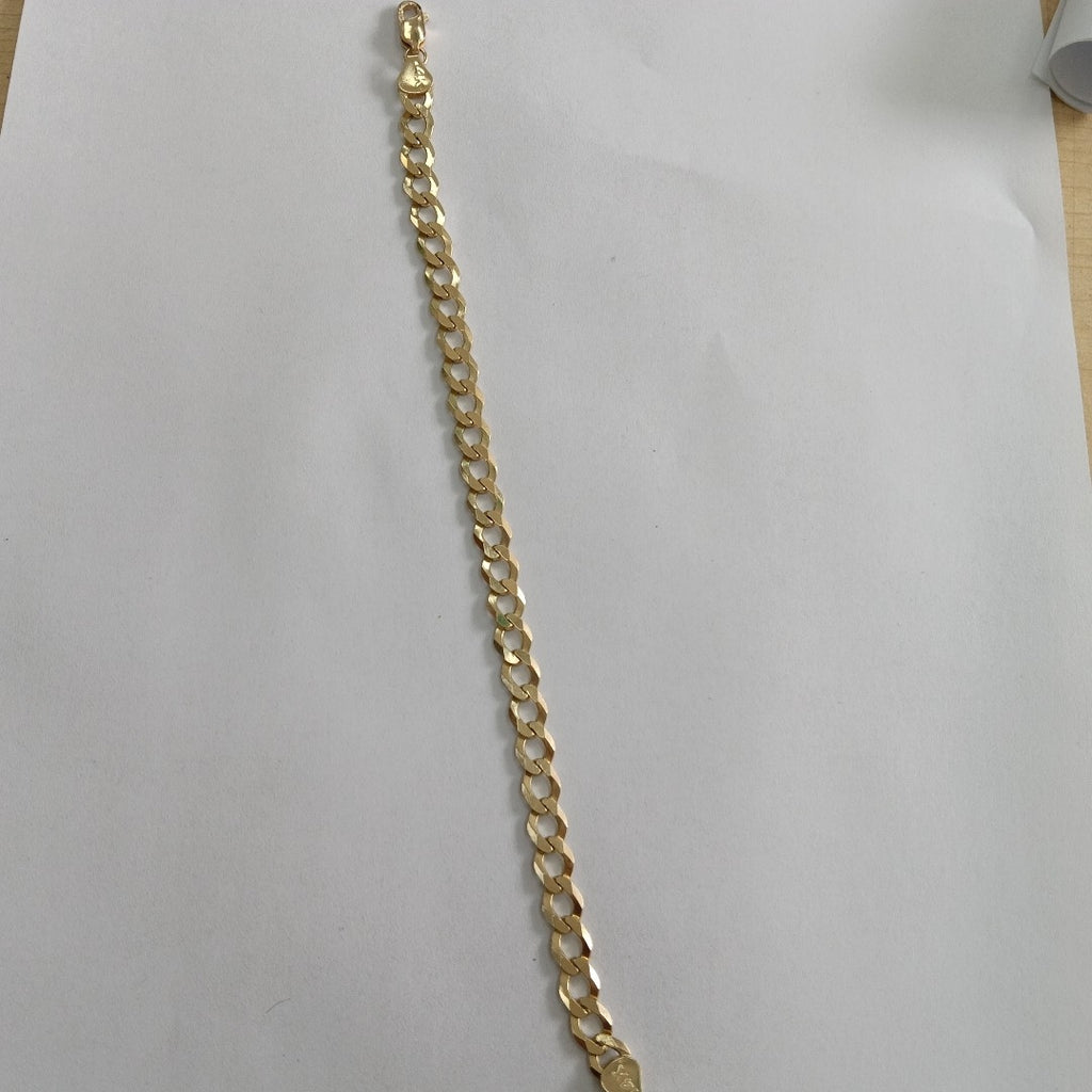 PULSERA BARBADA 14K 21 CM 11 GR (NUEVO)