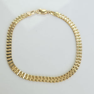PULSERA ESPECIAL 14K 18 CM 4 GR (NUEVO)