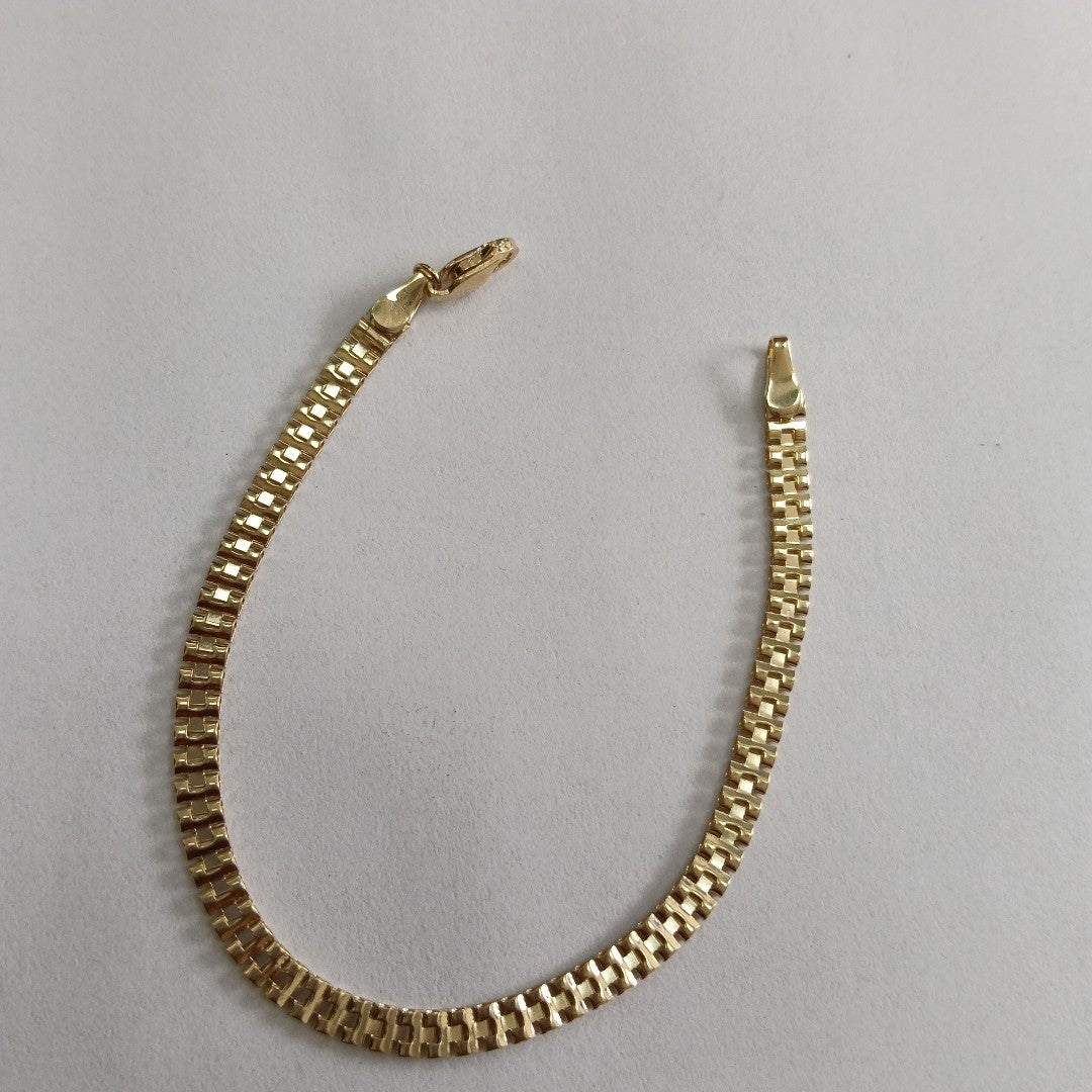 PULSERA ESPECIAL 14K 18 CM 4.1 GR (NUEVO)