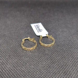 ARETES ARRACADAS FIG GRECAS 14K 1.8 GR (NUEVO)