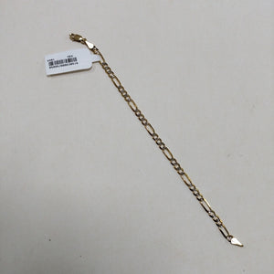PULSERA 3X1 DIAMANTADA 14K 18 CM 3.9 GR (NUEVO)