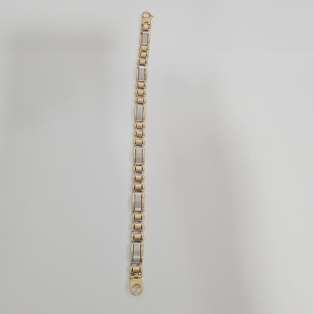 PULSERAS CABALLERO ORO 14K 13.6 (NUEVO)