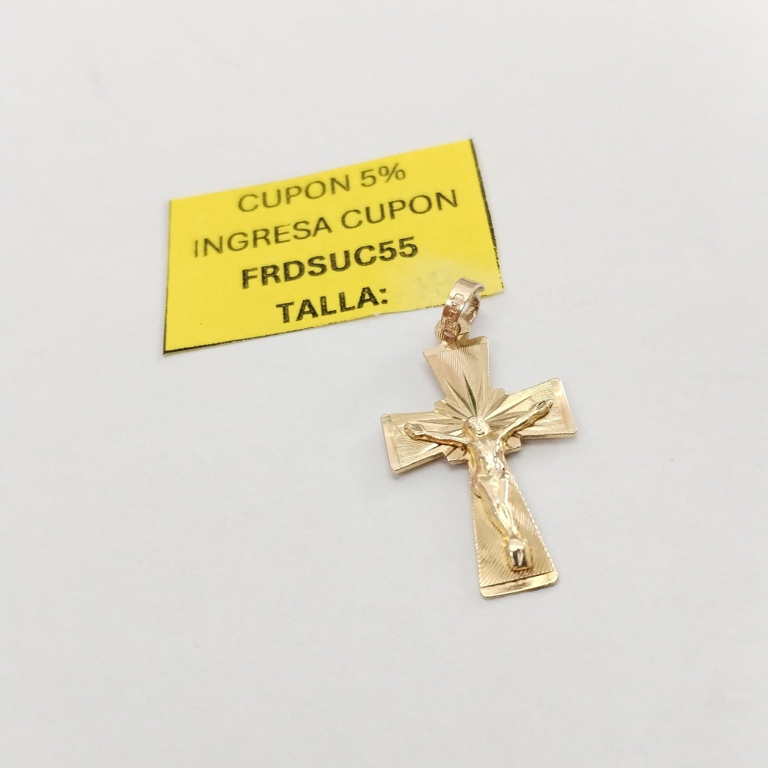 CRUCIFIJO ORO 10 K 1.4 GRMS (SEMINUEVO)