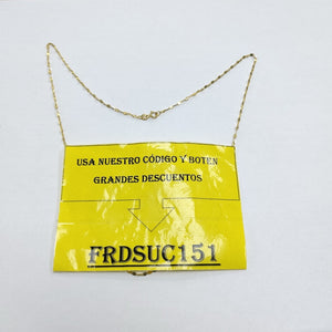 CADENA ORO 14 K 1 GRMS (SEMINUEVO)