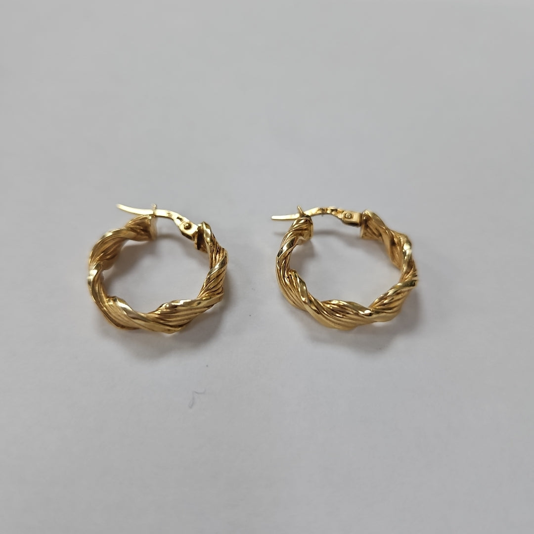 ARRACADAS PAR ORO 14 K 1,90 GRMS (SEMINUEVO)