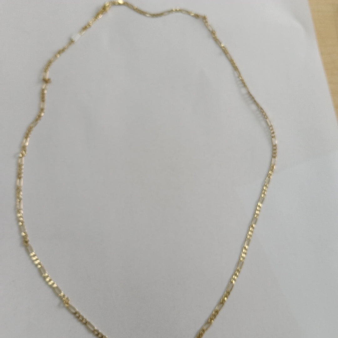 CADENA TEJIDO 3X1 14K 55 CM 5.2 GR (NUEVO)