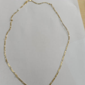 CADENA TEJIDO 3X1 14K 55 CM 5.2 GR (NUEVO)