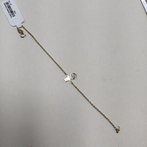 PULSERA TEJIDO ESPECIAL FIG NIÑO 14K 18 CM 1.4 GR (NUEVO)