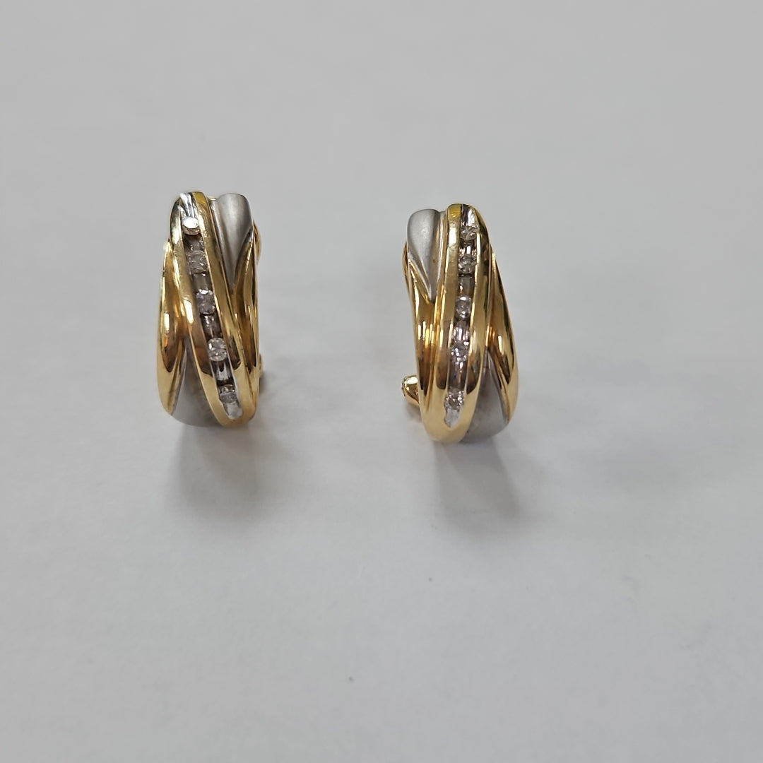 ARETES PAR ORO 14 K 5.9 GRMS (SEMINUEVO)