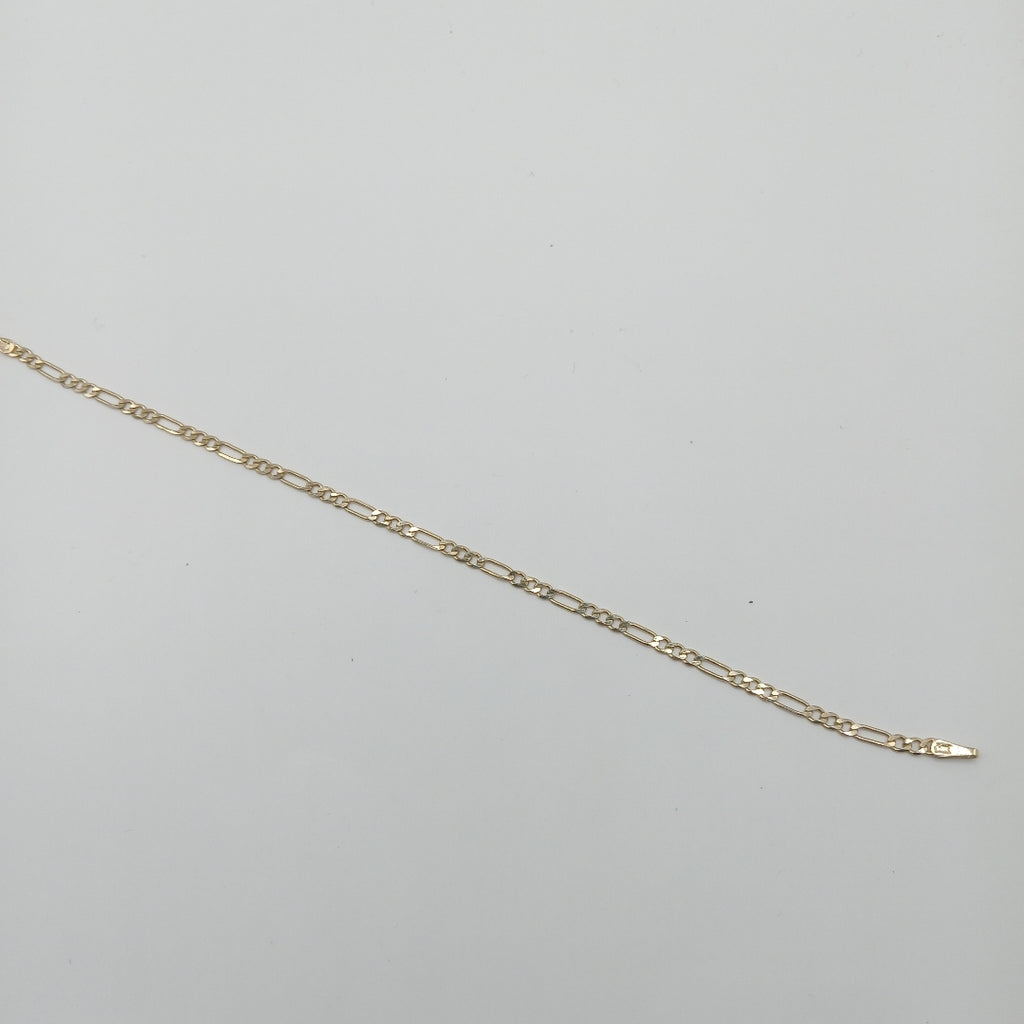 PULSERA TEJIDO 3X1 14K 18 CM 2 GR (NUEVO)