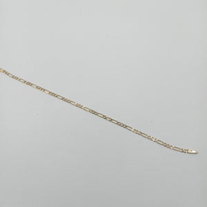 PULSERA TEJIDO 3X1 14K 18 CM 2 GR (NUEVO)
