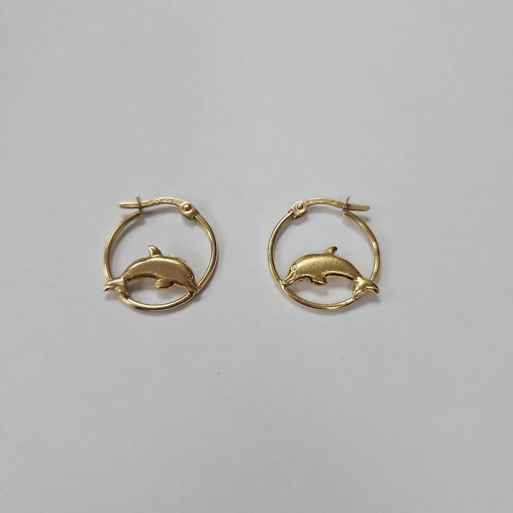 ARETES PAR ORO 14 K 1.9 GRMS (SEMINUEVO)