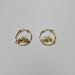 ARETES PAR ORO 14 K 1.9 GRMS (SEMINUEVO)
