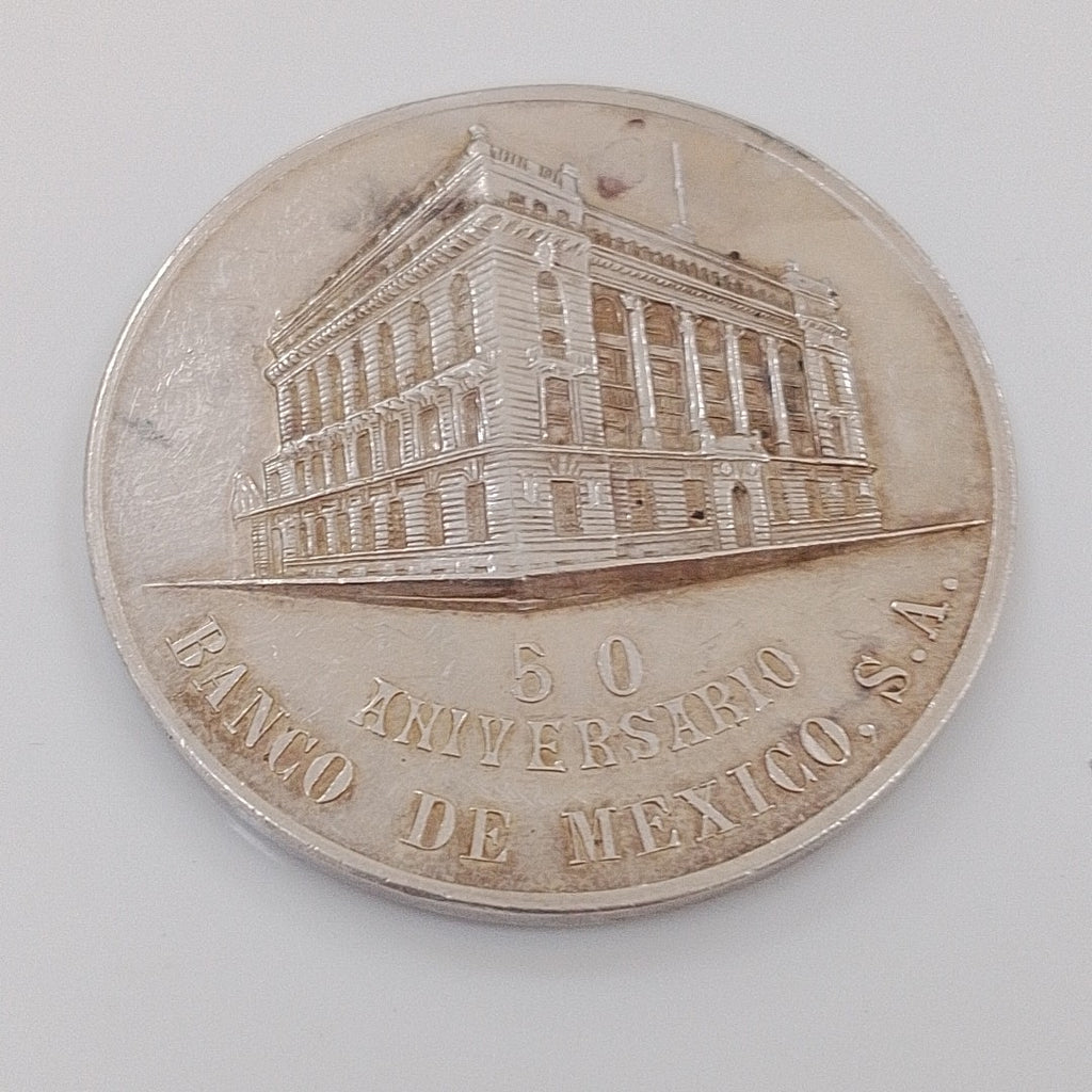 MEDALLA CONMEMORATIVA PLATA 25.1 GRMS (SEMINUEVO)