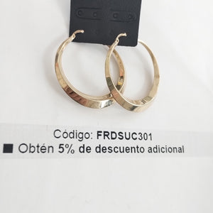 ARRACADAS PAR ORO 14 K 6.8 GRMS (SEMINUEVO)