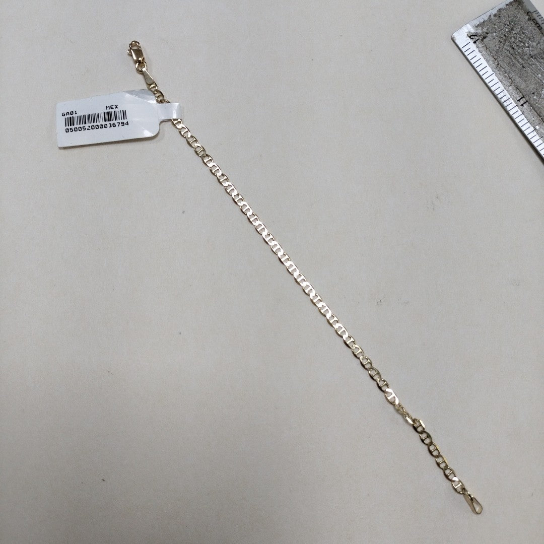 PULSERA GUCHI 14K 18 CM 2 GR (NUEVO)