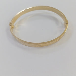 PULSERA RIGIDA ORO 14 K 7.2 GRMS (SEMINUEVO)