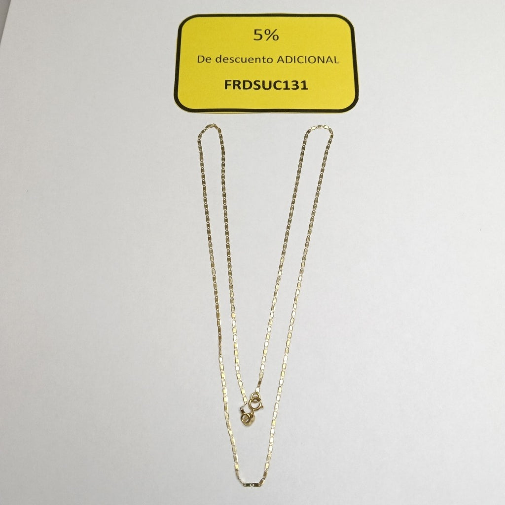 CADENA ORO 14 K 1.1 GRMS (SEMINUEVO)