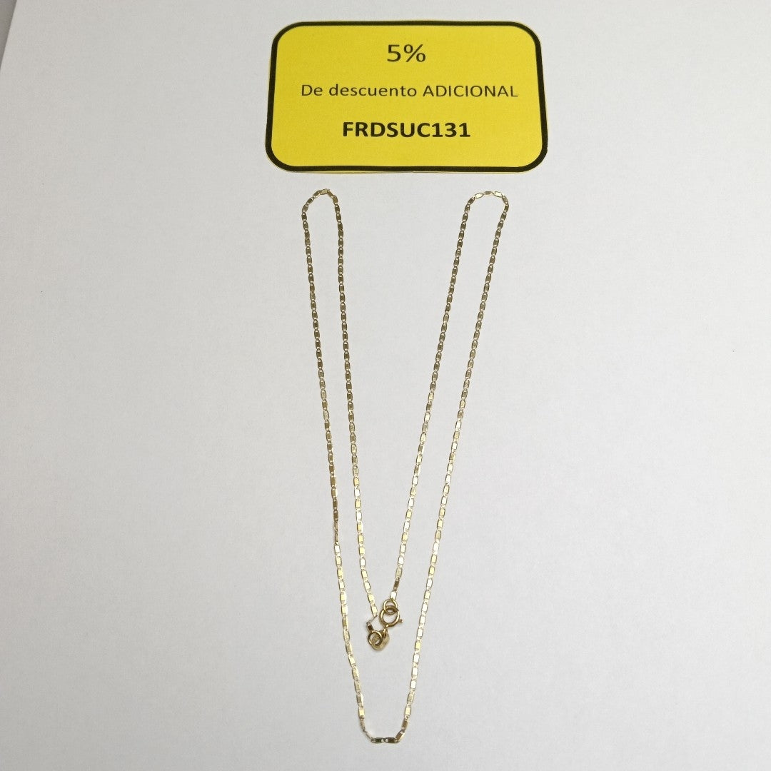 CADENA ORO 14 K 1.1 GRMS (SEMINUEVO)