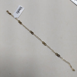 PULSERA ESPECIAL 14K 21 CM 1.8 GR (NUEVO)