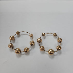 ARRACADAS PAR ORO 8 K 8,80 GRMS (SEMINUEVO)