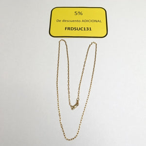 CADENA ORO 14 K 2.6 GRMS (SEMINUEVO)