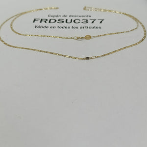 CADENA ORO 14 K 2.1 GRMS (SEMINUEVO)