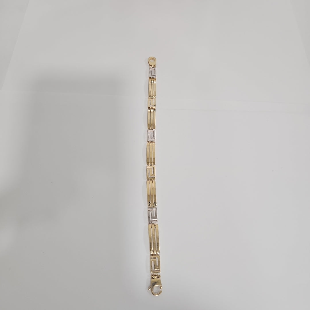 PULSERAS CABALLERO ORO 14K 10 (NUEVO)