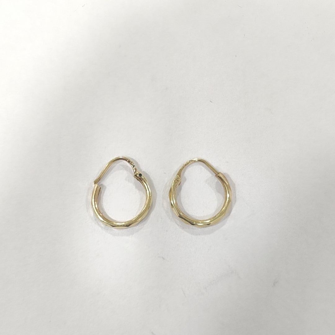 ARRACADAS PAR ORO 14 K 0.7 GRMS (SEMINUEVO)