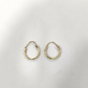 ARRACADAS PAR ORO 14 K 0.7 GRMS (SEMINUEVO)