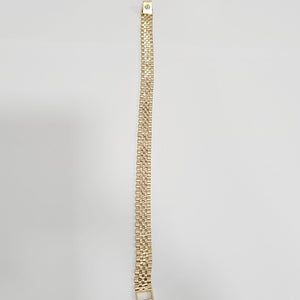 PULSERAS CABALLERO ORO 14K 10.8 (NUEVO)