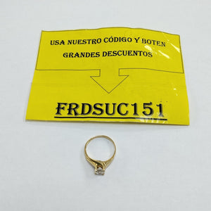SOLITARIO ORO 14 K 2.5 GRMS (SEMINUEVO)