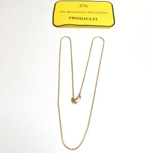 GARGANTILLA ORO 14 K 3.3 GRMS (SEMINUEVO)