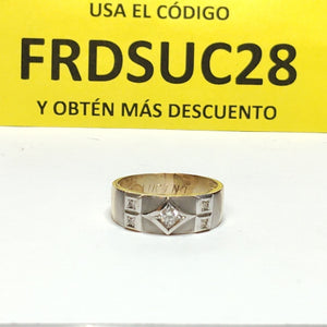 ARGOLLA ORO, ORO BLANCO 14 K 5.6 GRMS (SEMINUEVO)