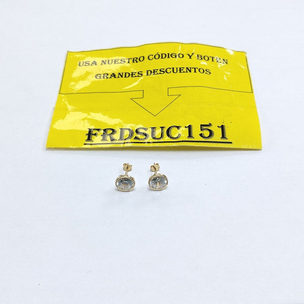 BROQUELES PAR ORO 14 K 1.7 GRMS (SEMINUEVO)