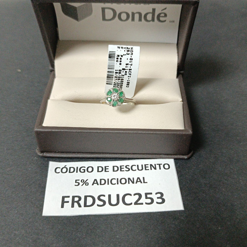 ANILLITO ORO, ORO BLANCO 14 K 2.6 GRMS (SEMINUEVO)