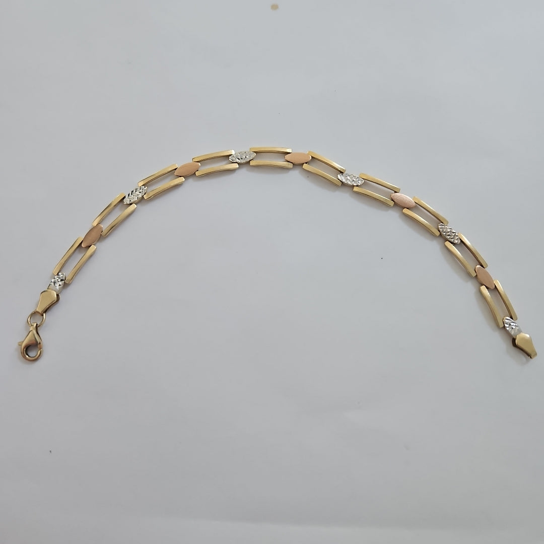 PULSERA ORO,RODIADO 14 K 5,60 GRMS (SEMINUEVO)