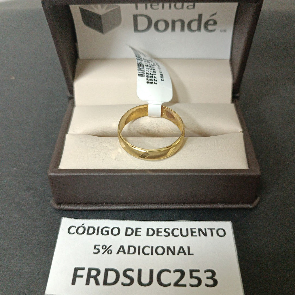ARGOLLA ORO 10 K 1.8 GRMS (SEMINUEVO)