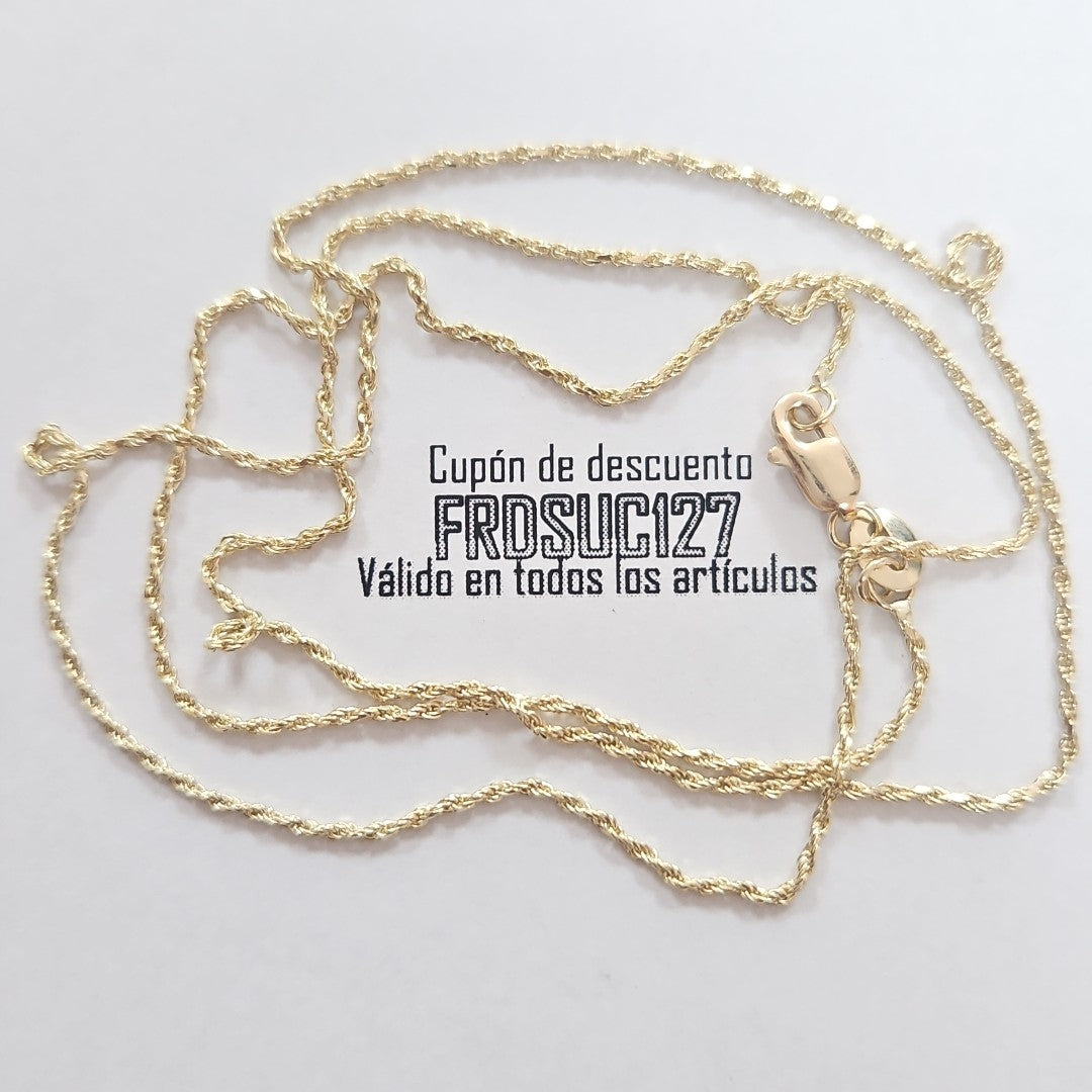 CADENA TORZAL 14K 55 CM 2.9 GR (NUEVO)