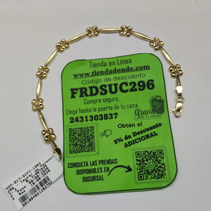 PULSERA ORO 14 K 4.2 GRMS (SEMINUEVO)