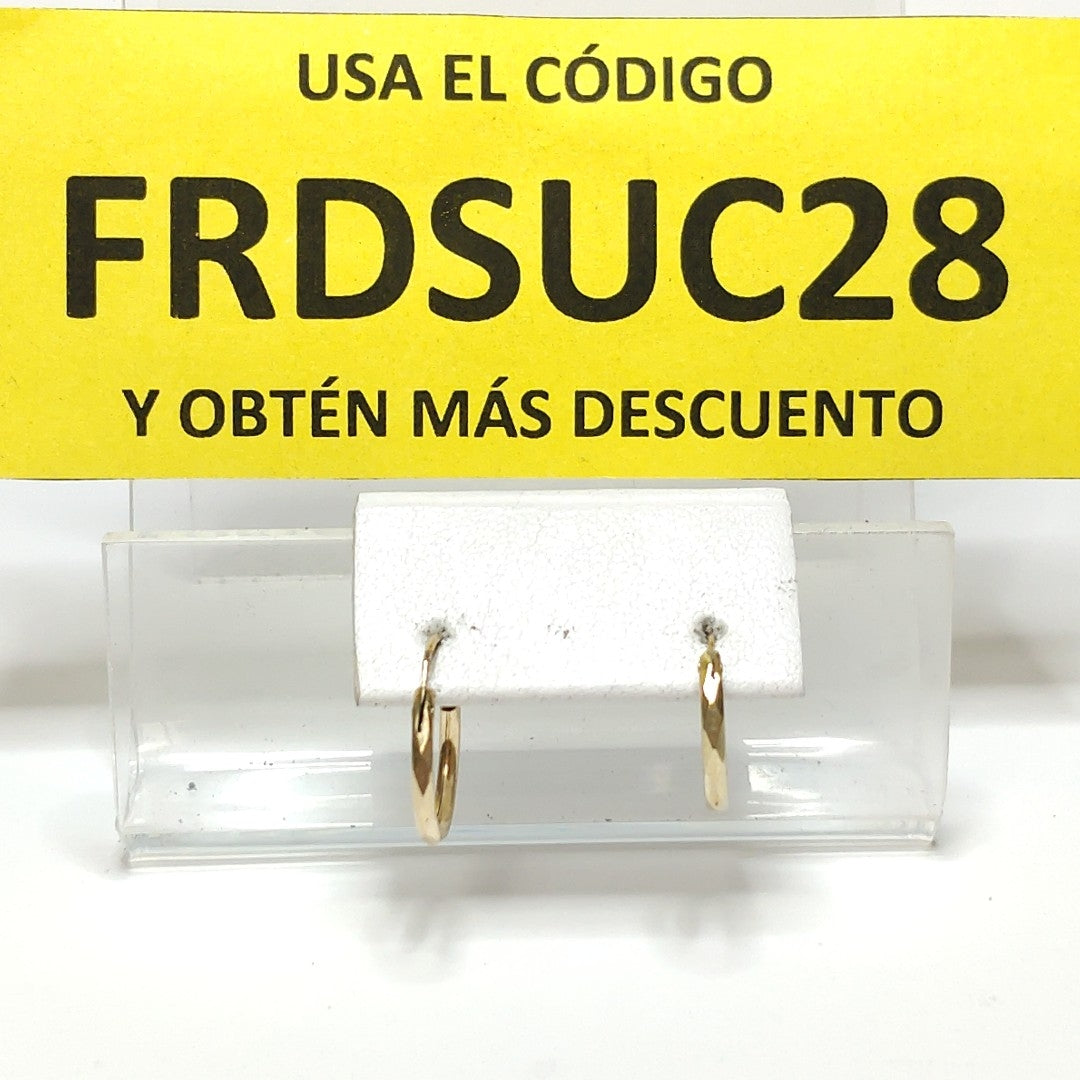 ARRACADAS PAR ORO 10 K 0.6 GRMS (SEMINUEVO)