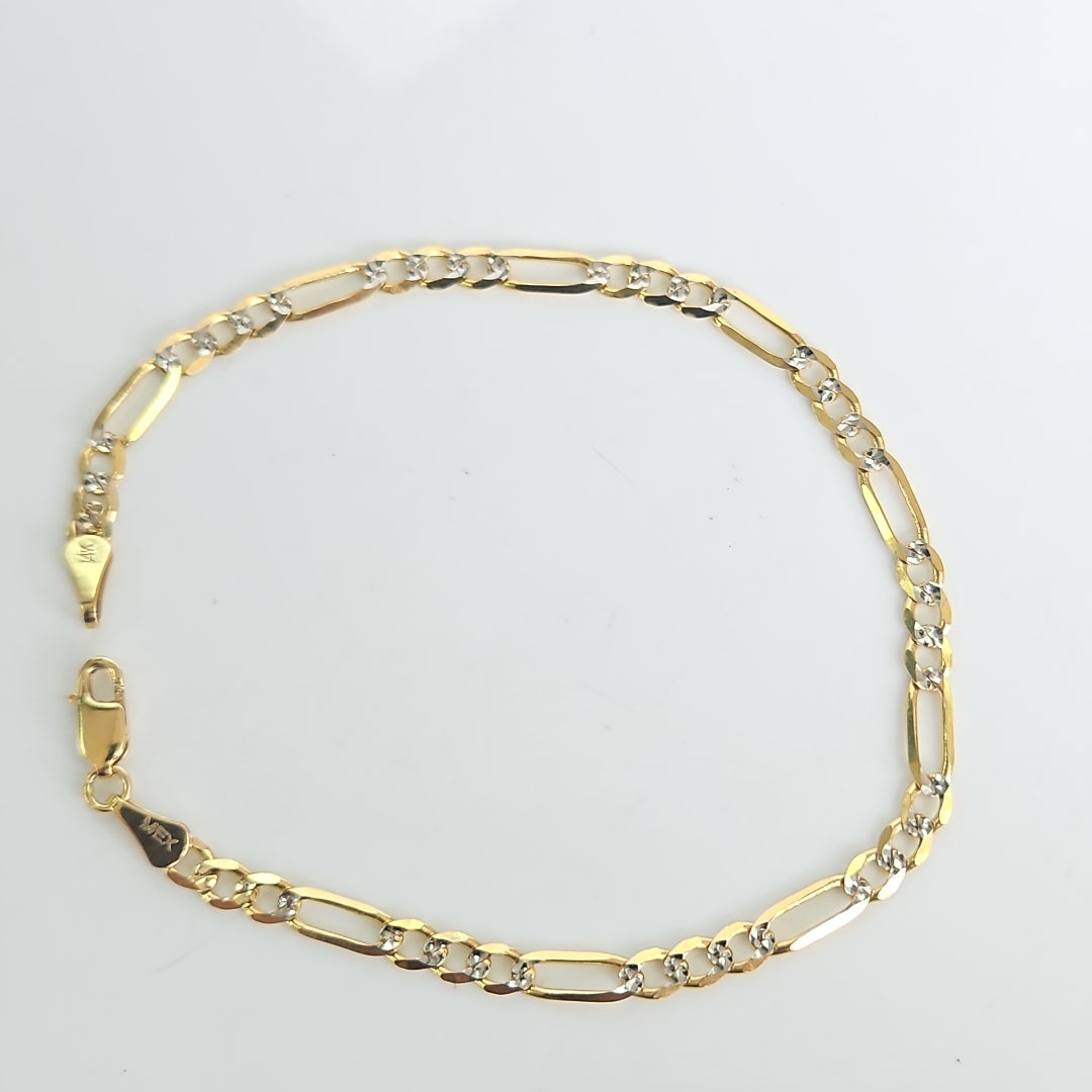 PULSERA 3X1 14K 21 CM 4.6 GR (NUEVO)
