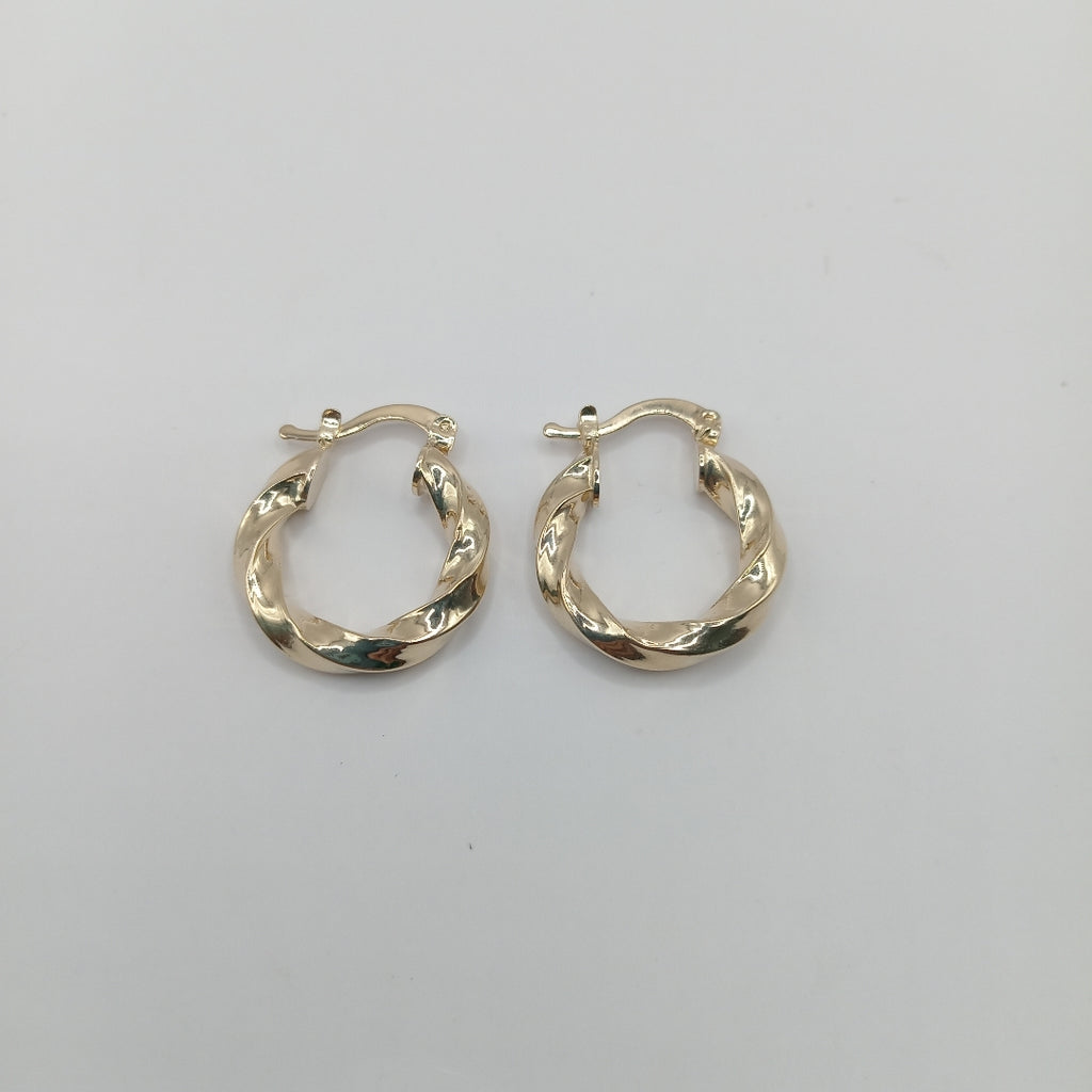 ARETES ARRACADA TORZAL 14K 2 GR (NUEVO)