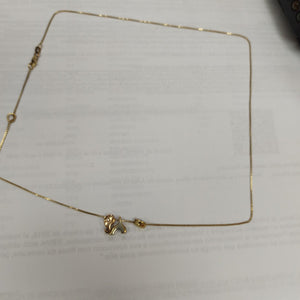 DIJE,GARGANTILLA ORO 14 K 3,40 GRMS (SEMINUEVO)