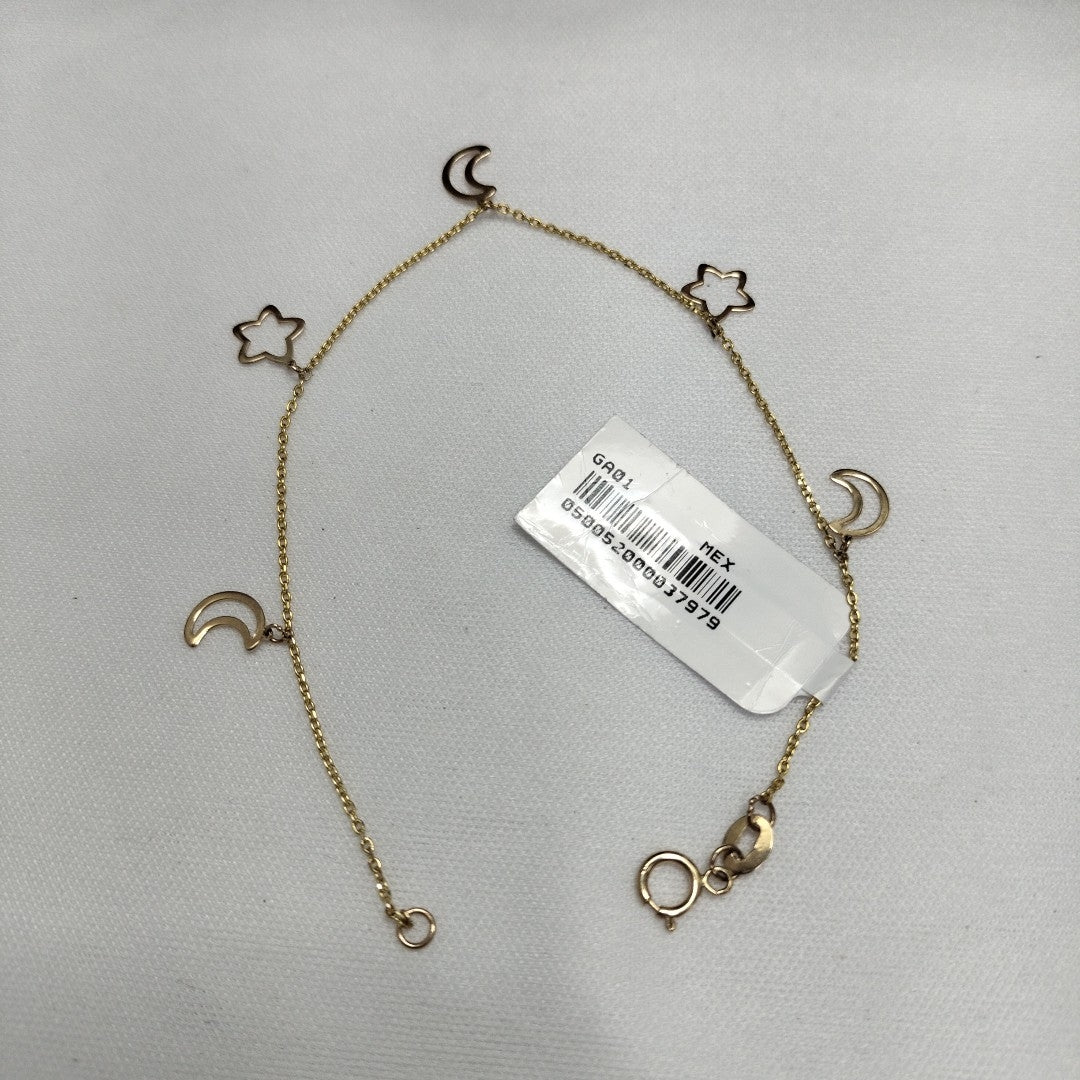PULSERA ESPECIAL DIJES 10K 18 CM 0.9 GR (NUEVO)