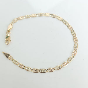 PULSERA GUCHI 14K 18 CM 3 GR (NUEVO)