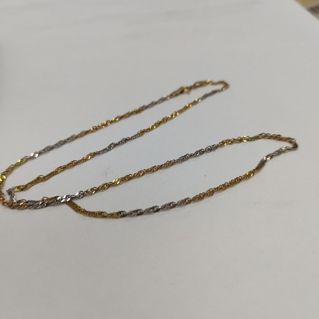 CADENA ORO COMBINADO 14 K 2,00 GRMS (SEMINUEVO)