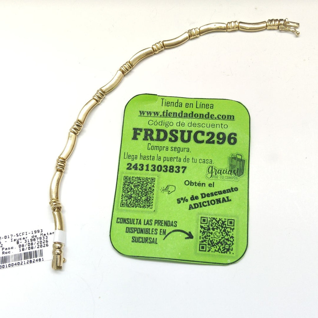 PULSERA ORO 14 K 6.2 GRMS (SEMINUEVO)