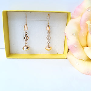 ARETES PAR ORO 10 K 2.3 GRMS (SEMINUEVO)