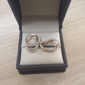 ARRACADAS PAR ORO 14 K 3.9 GRMS (SEMINUEVO)